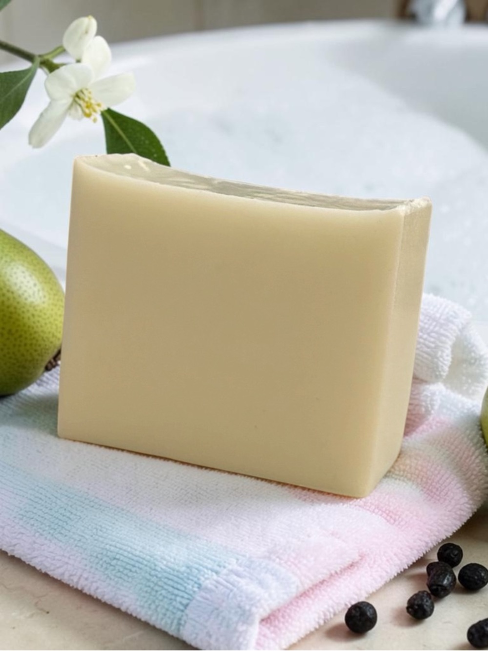 Orchid & Vine Donkey Milk Soap Juicy Pear & Vanilla Bean 1 bar